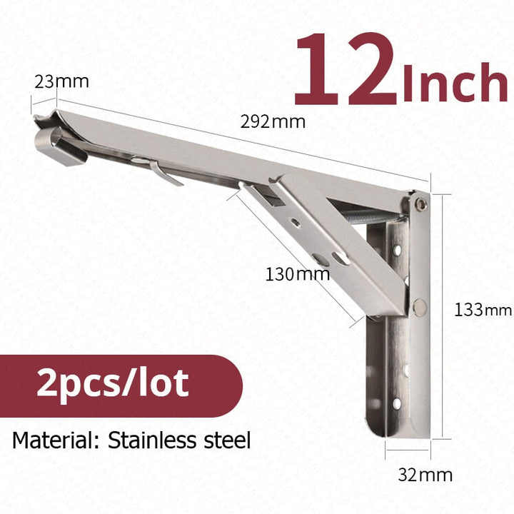 Folding Shelf Brackets Heavy Duty